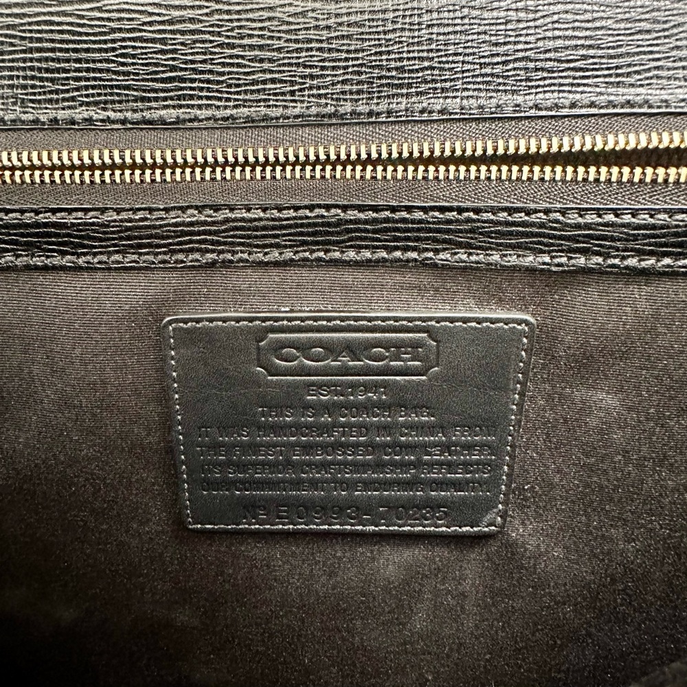 Coach Leather Briefcase - Picture 2 of 6